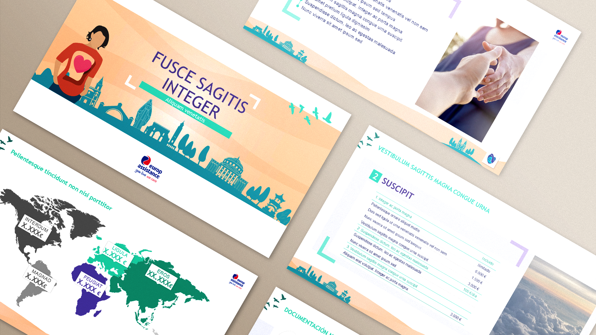 Europ Assistance dynamic sales PowerPoint presentation
